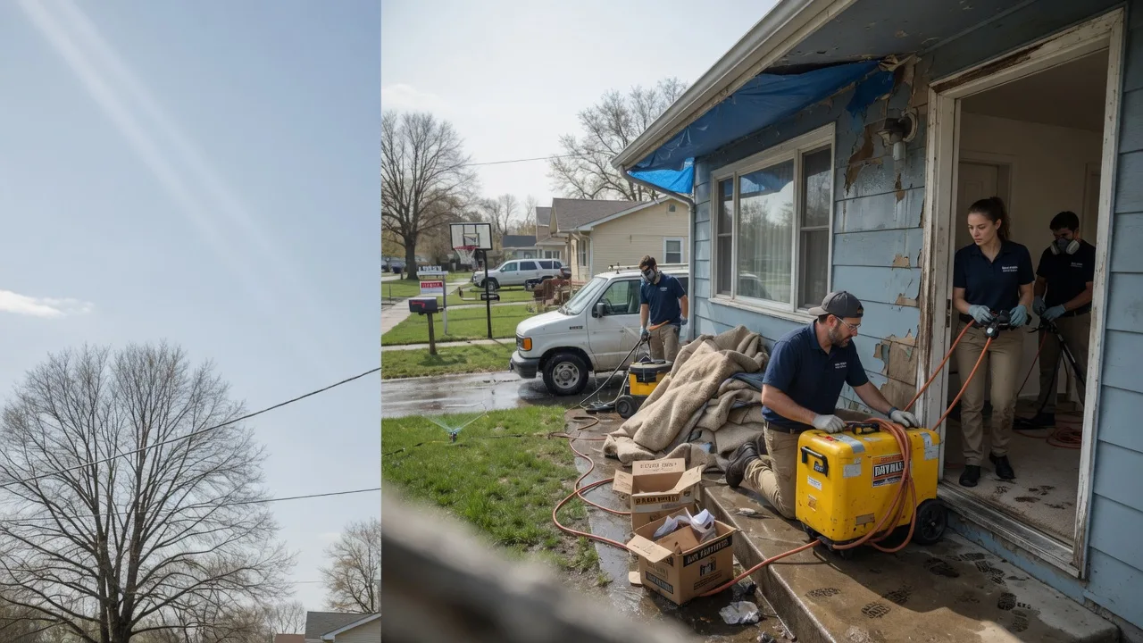 Basement Flood Cleanup in Arlington, OH near me